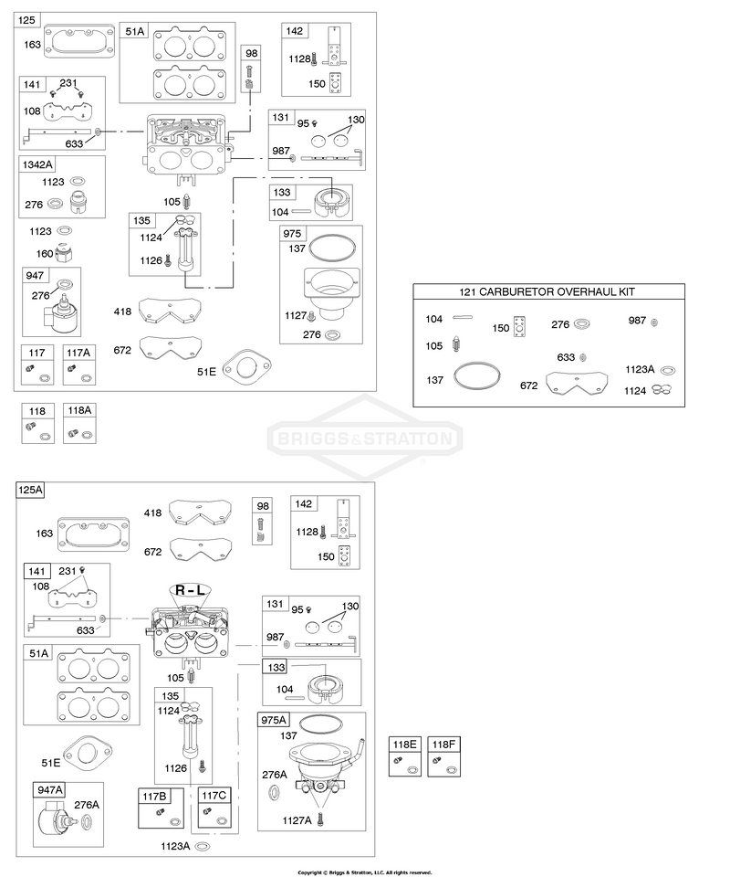 Carburetor, Kit - Carburetor Overhaul