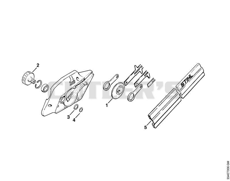 HS 242 Gearbox housing, Blade