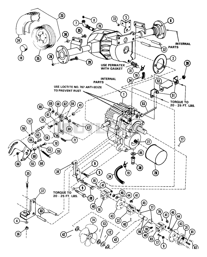 Main Drive Early Models