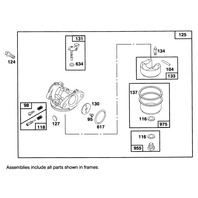 Engine Briggs and Stratton Model 127702-0131-01