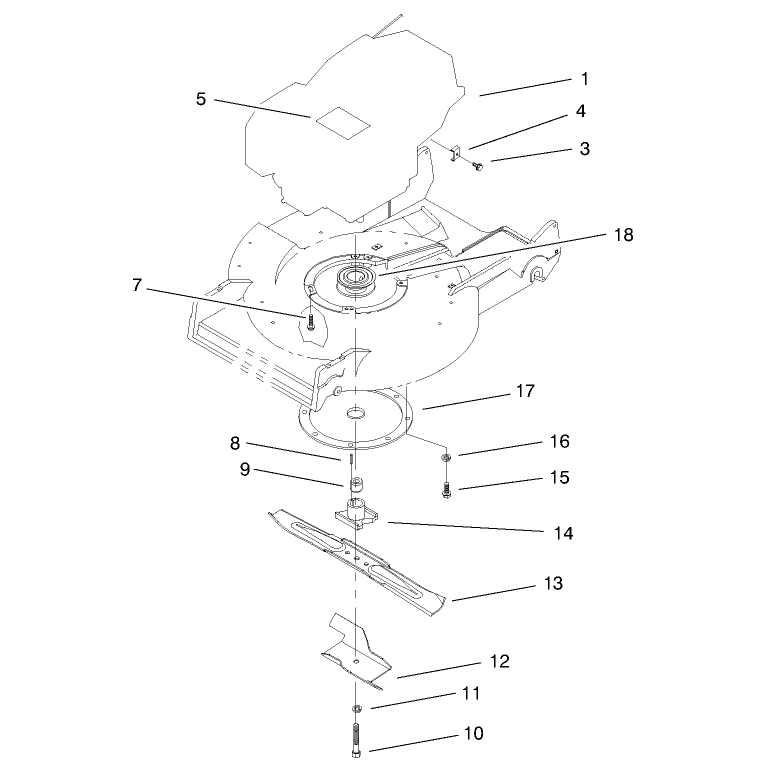 Engine and Blade Assembly
