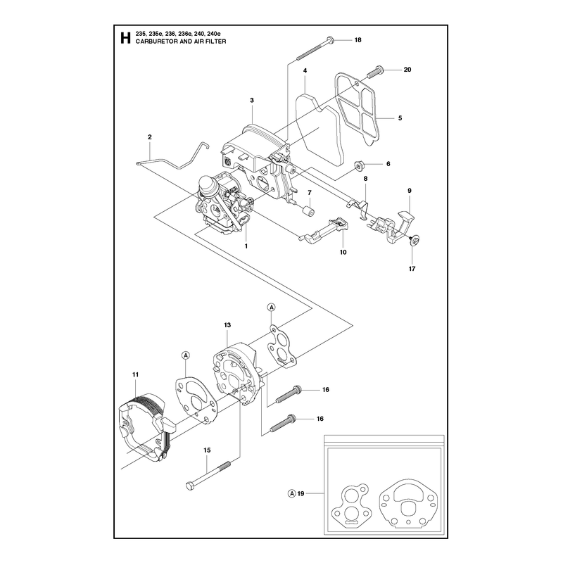 CARBURETOR AND AIR FILTER