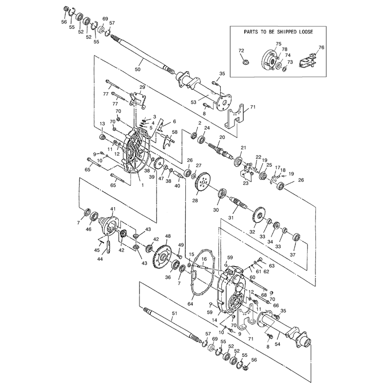 Transaxle Assembly No 104-6898