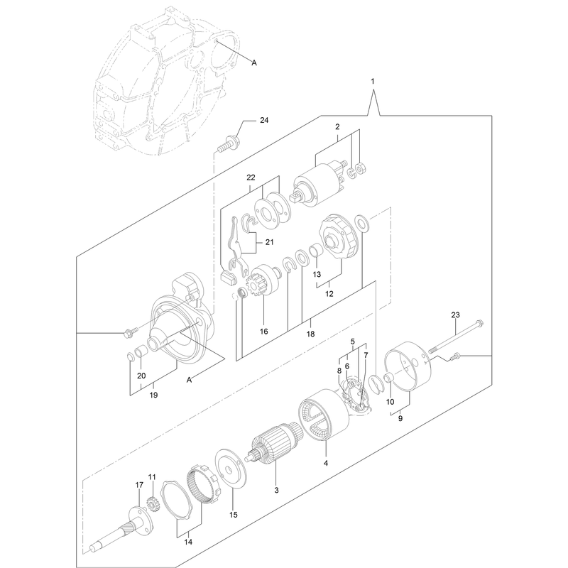 Starting Motor Assembly