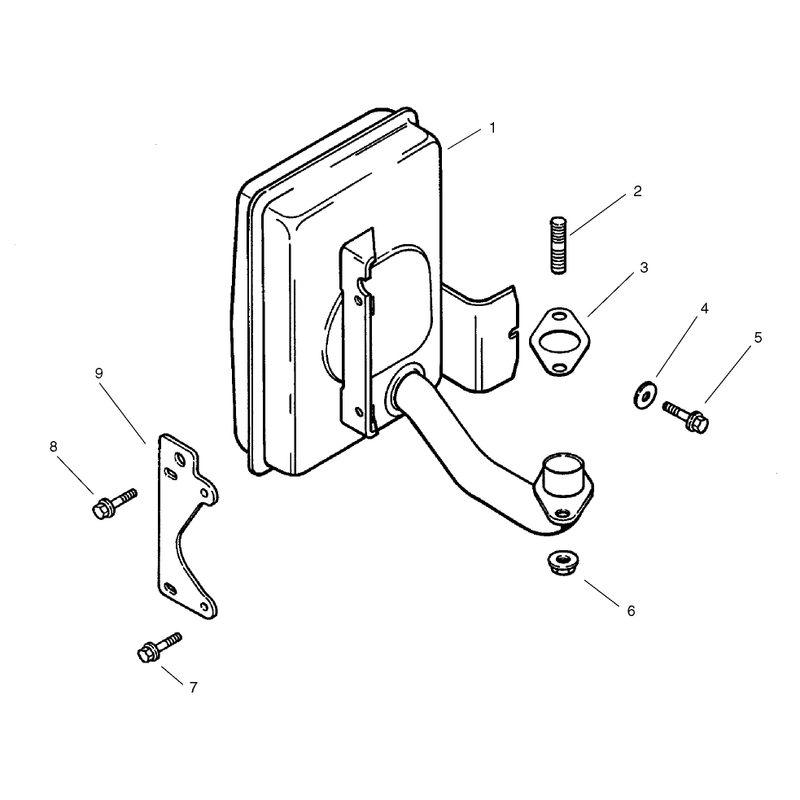Exhaust Assembly  Kohler CV 490-27503