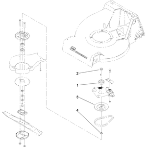 Blade Brake Clutch Pulley Assembly