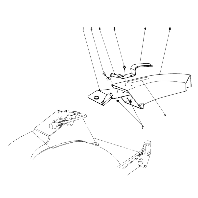 Side Discharge Chute Model No 59108 Optional