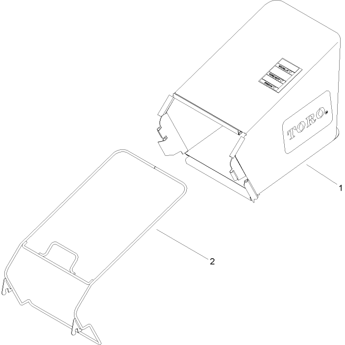Grass Bag Assembly