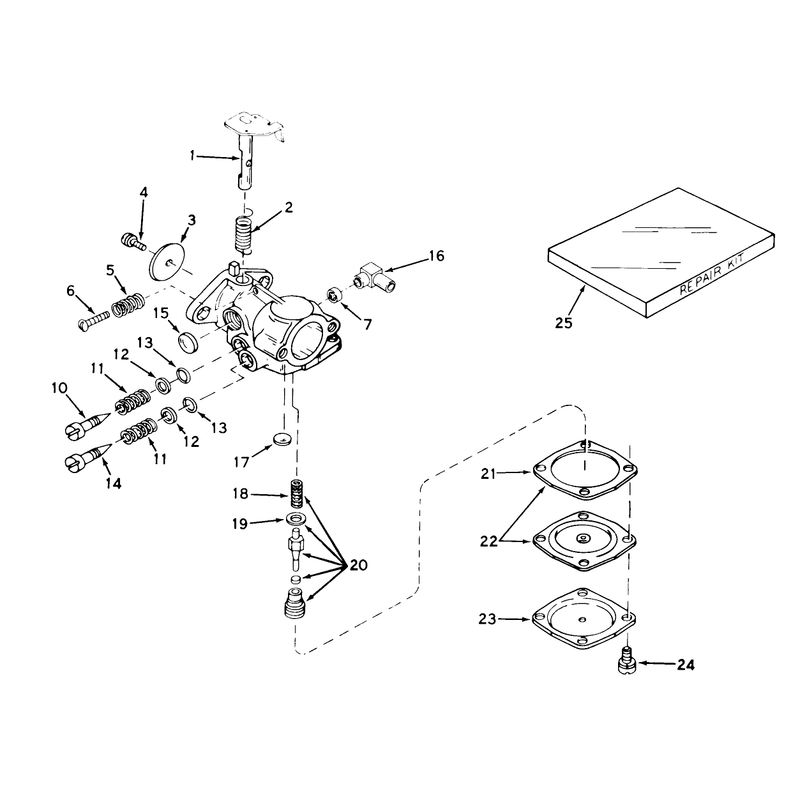 Carburetor No 631243