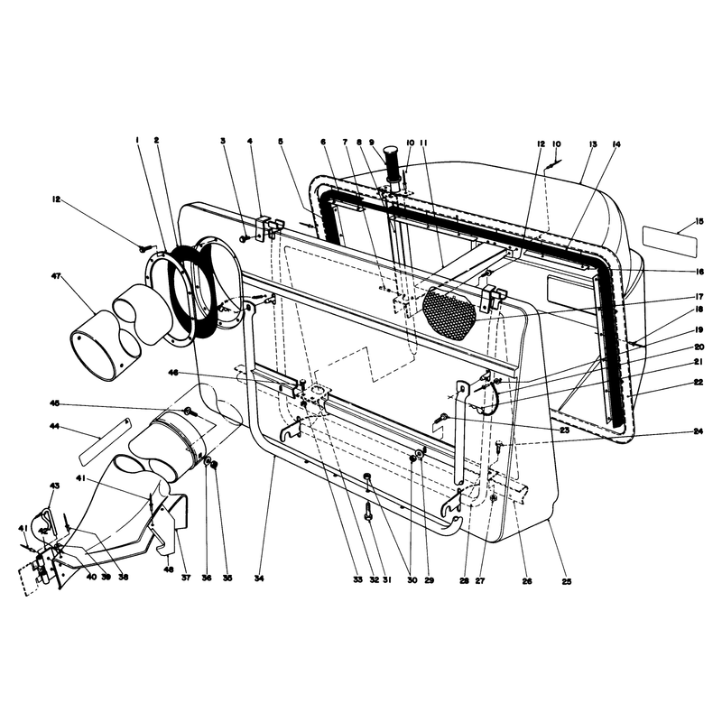 Easy-Empty Grass Catcher Model 59111