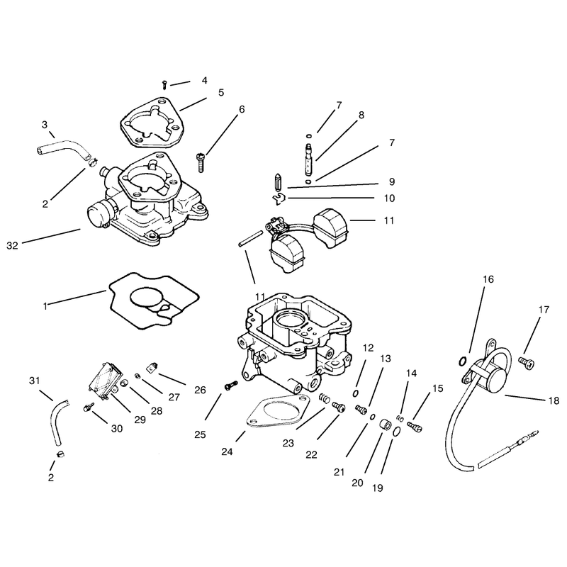 Carburetor and Fuel Pump CH20QS-PS64556 Kohler