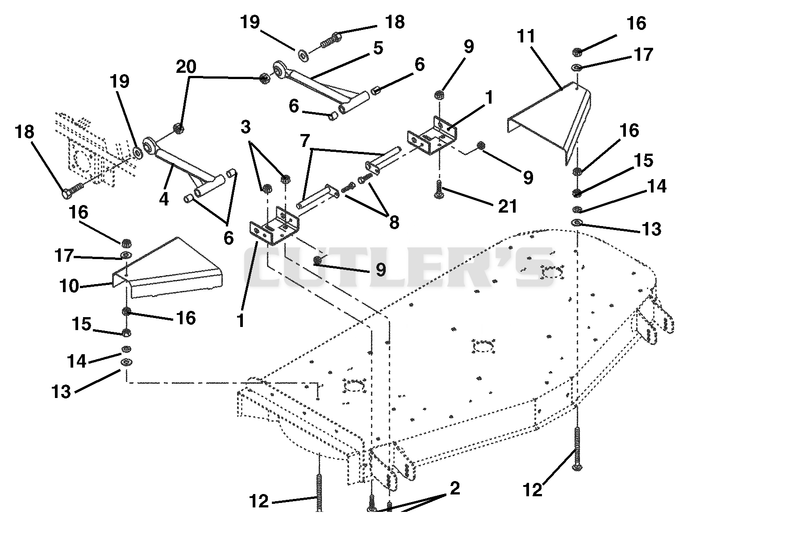 Mounting Arms And Belt Guards