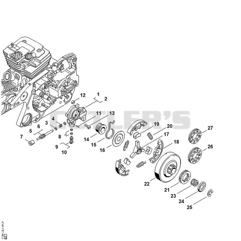 Oil pump, Clutch