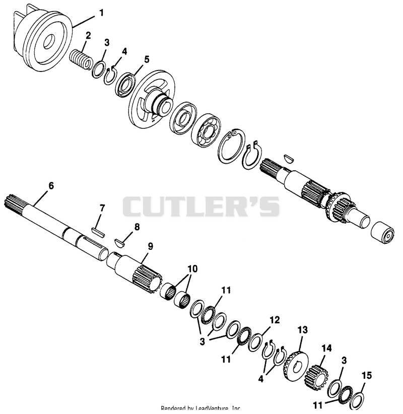 NUMBER 1 SHAFT-FORWARD CLUTCH