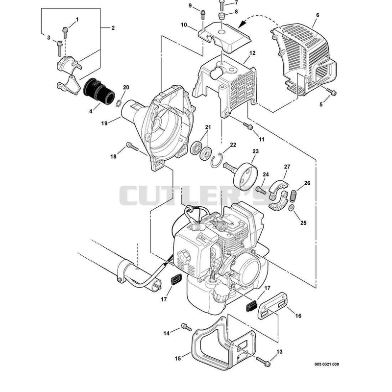 Engine Cover, Fan Case, Clutch