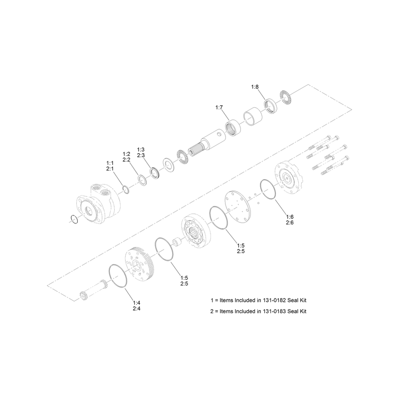 Hydraulic Motor Assembly No. AU8HM24048