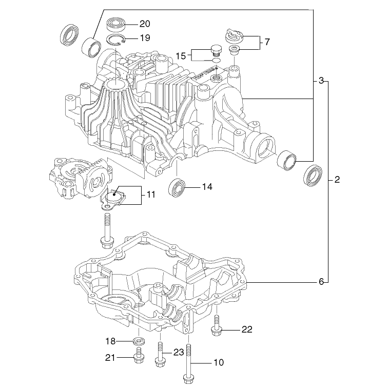 Transaxle Case Assembly