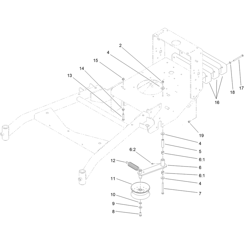 Power-Take-Off Idler and Weight Assembly