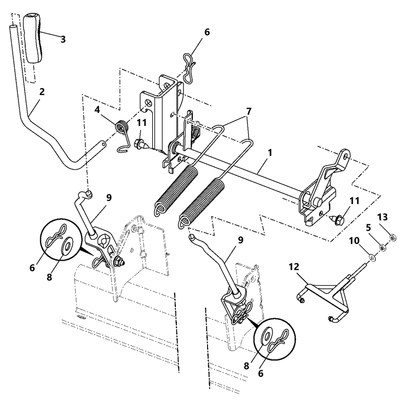 MOWER LIFT / DECK LIFT