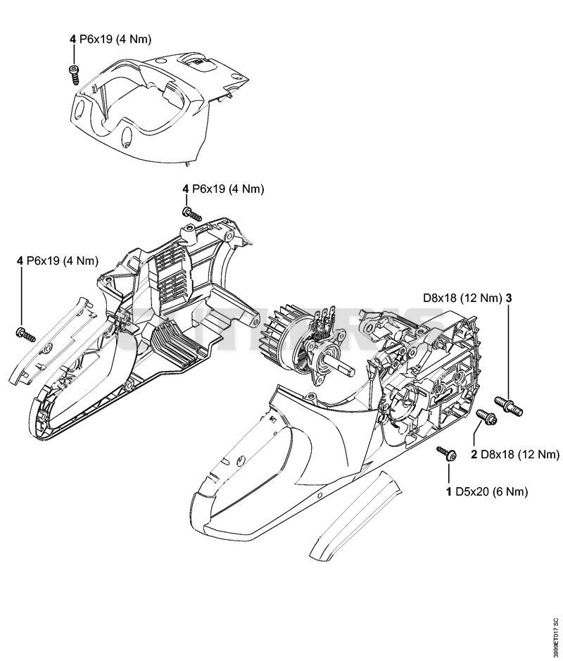 Tightening torques