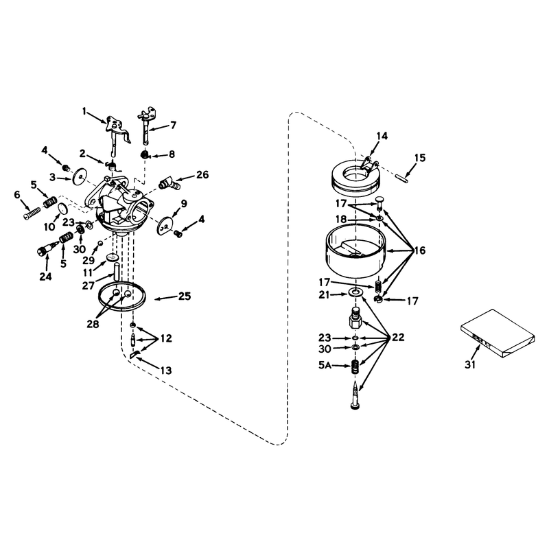 Carburetor Model No 631165
