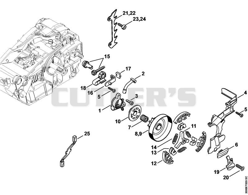 Oil pump, Clutch