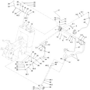 2 Spool Valve and Hydraulic Motor Assembly