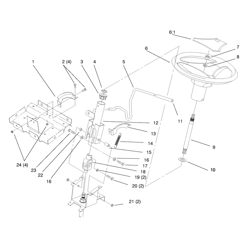 Steering Wheel and Tilt