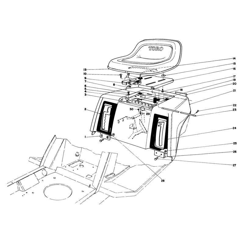 Rear Body & Seat Assembly