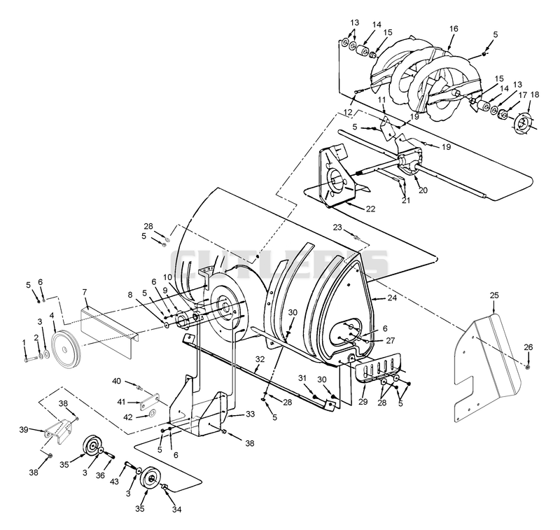 Snow Thrower And Auger Assembly