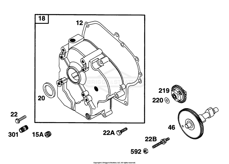 Crankcase Cover, Cam