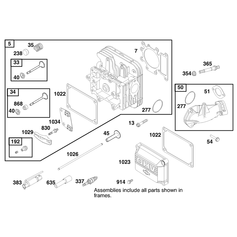 Engine Briggs and Stratton Model 312777-0128-E1