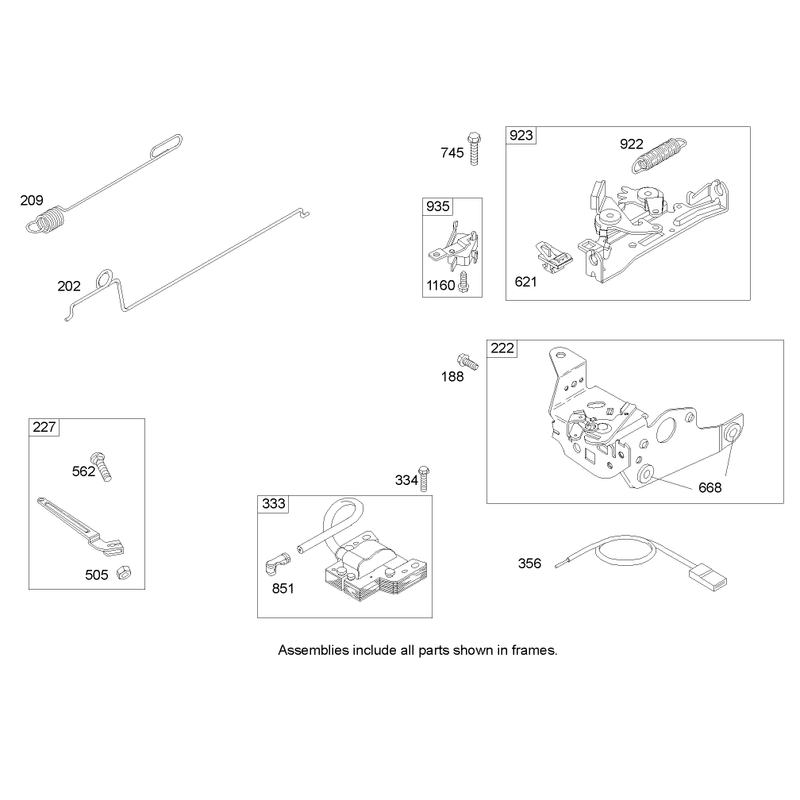Governor Assembly Briggs and Stratton 122K05-0171-E1