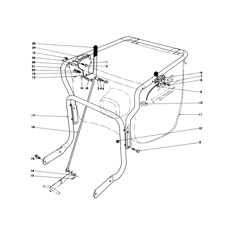 Controls and Handle Assembly Model 62912