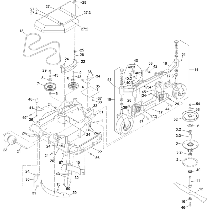 LH Wing Deck Assembly