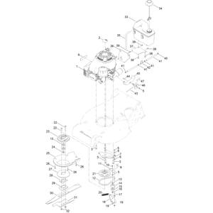 Engine and Blade Assembly