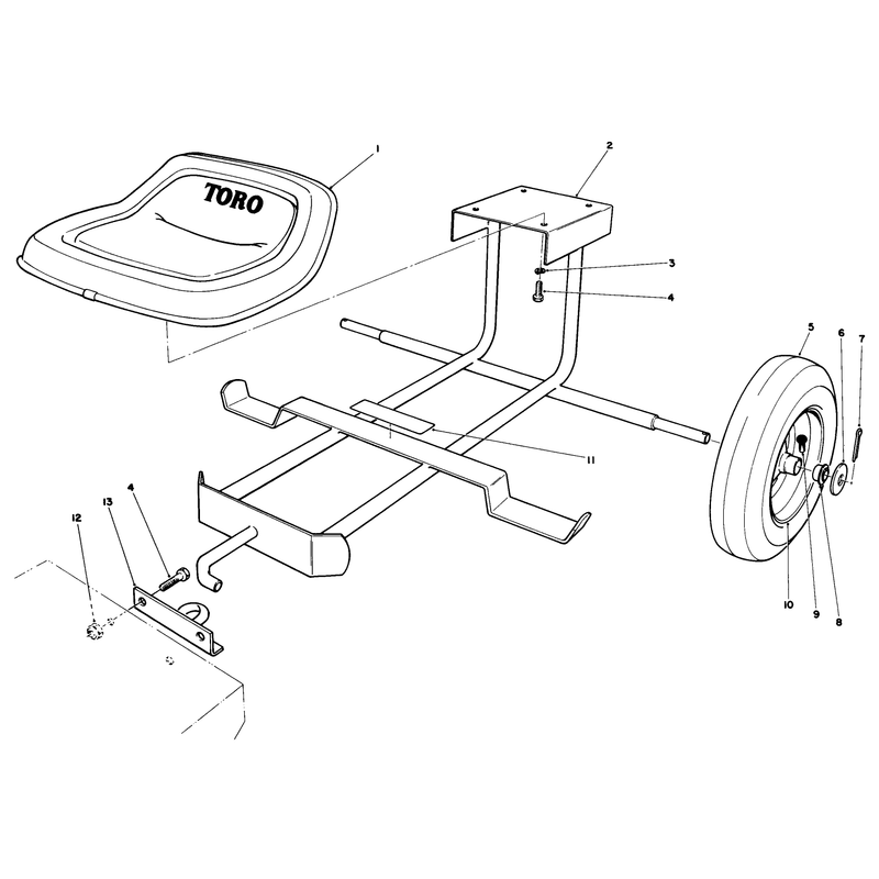 Sulky Kit Model No 30122 Optional