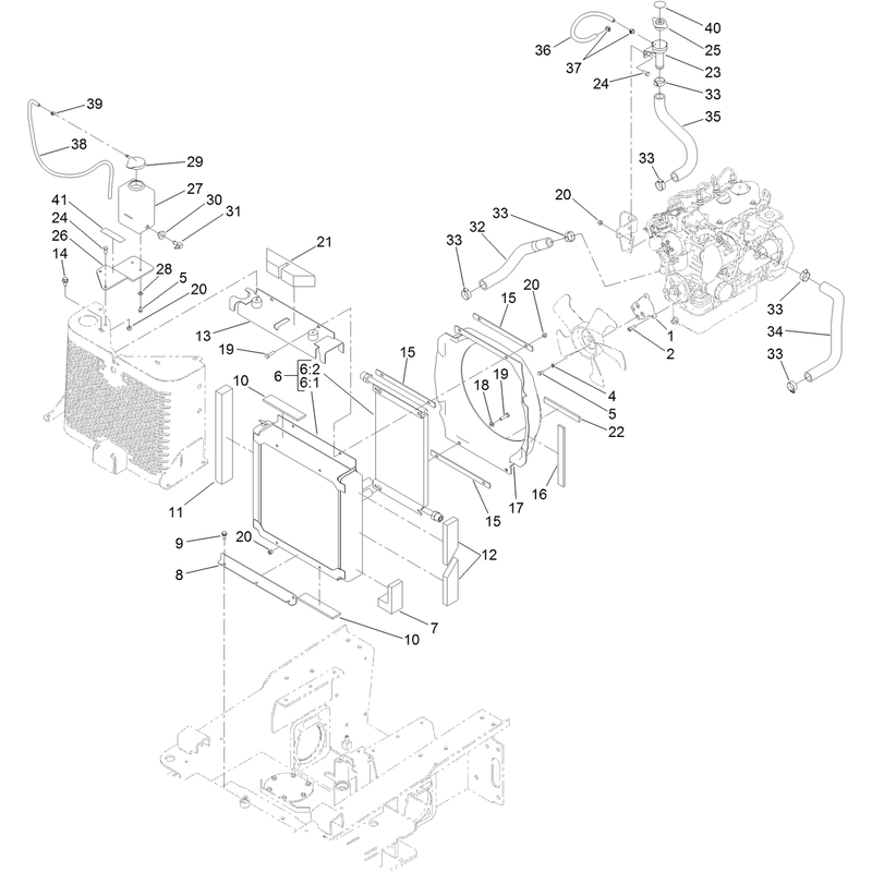 Radiator and Oil Cooler Assembly
