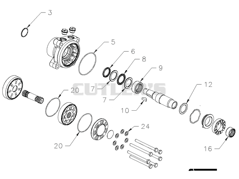 Hydro-Gear Wheel Motor