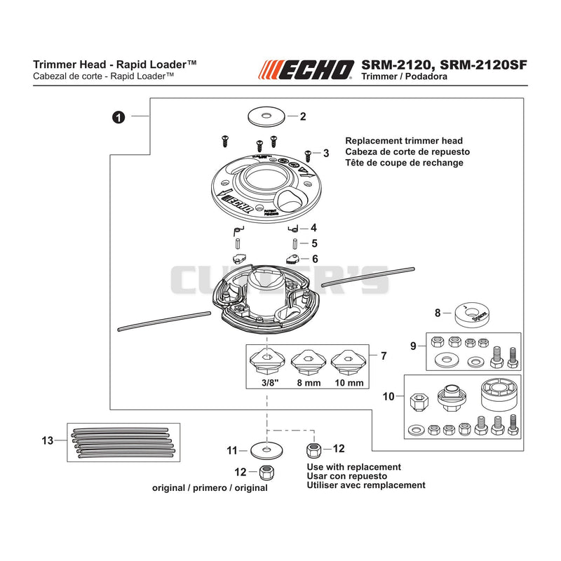 Trimmer Head Rapid Loader