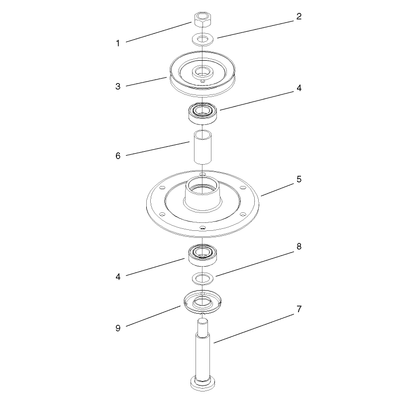 Spindle Housing Assembly No 104-6317