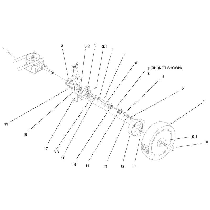 Gear Case and Wheel Assembly