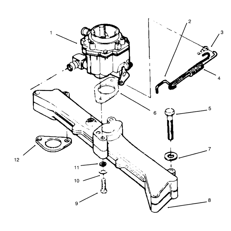 Carburetor Intake Manifold