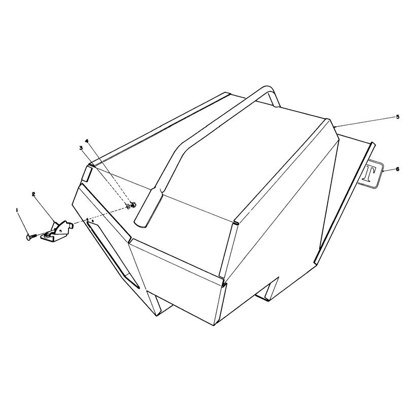 Steel Grass Catcher Model 22099optional