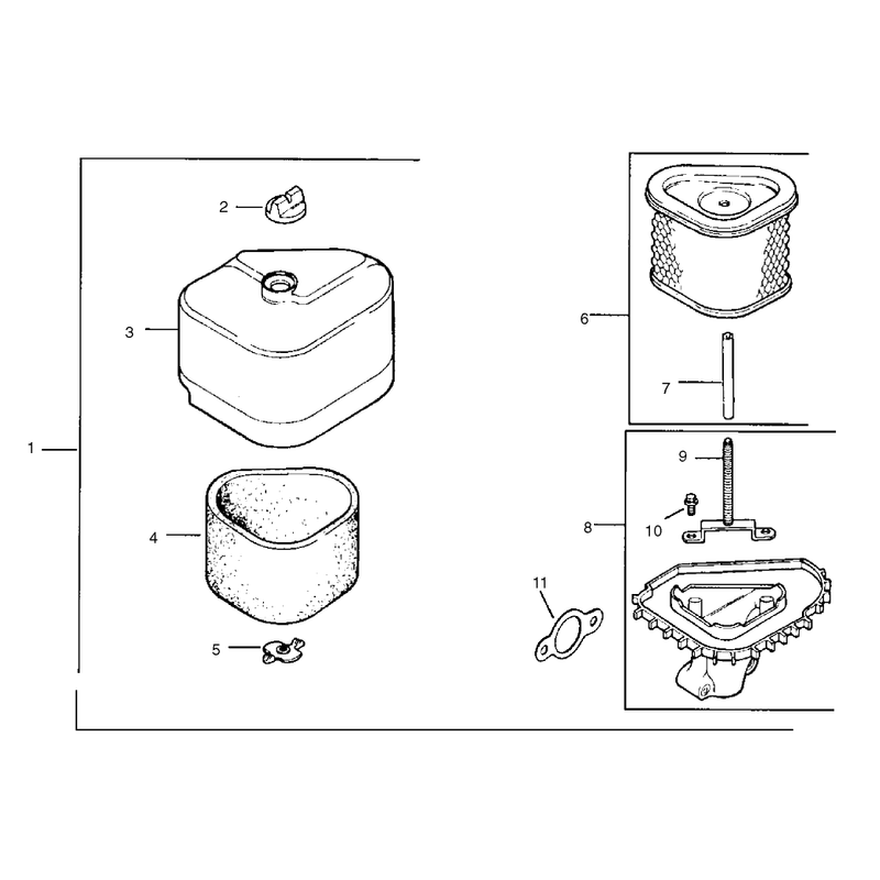 Air Cleaner Assembly Kohler CV15T PS 41560
