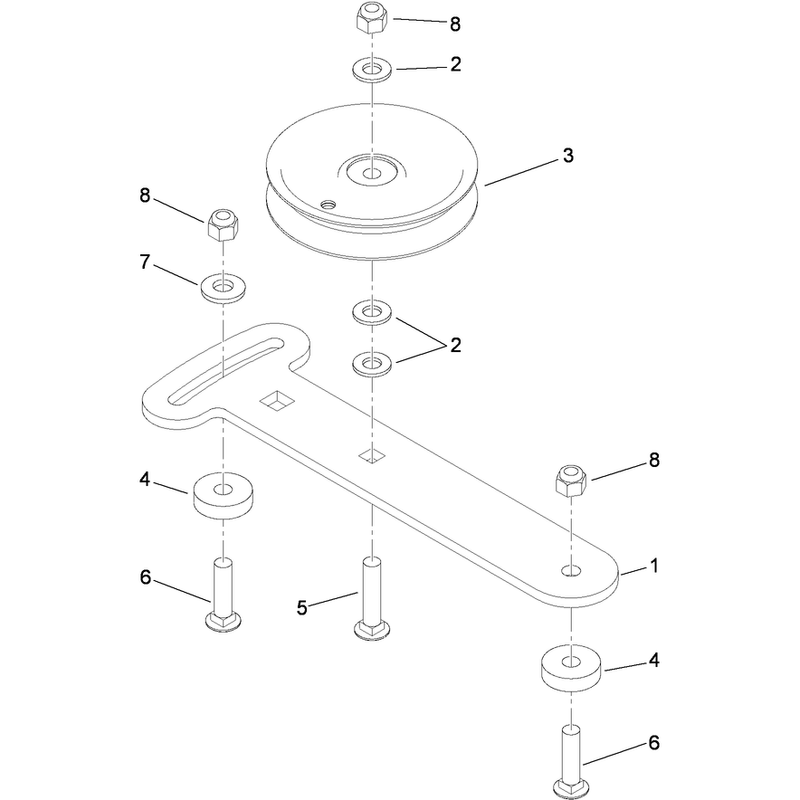 Idler Adjust Assembly No 117-0446