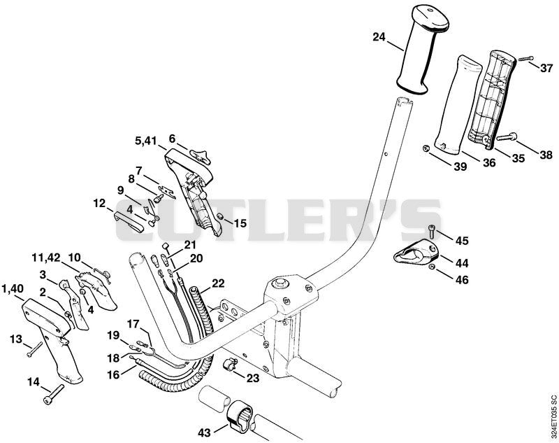 Control handle ⇥ 3 54 341 645 (20.2002)