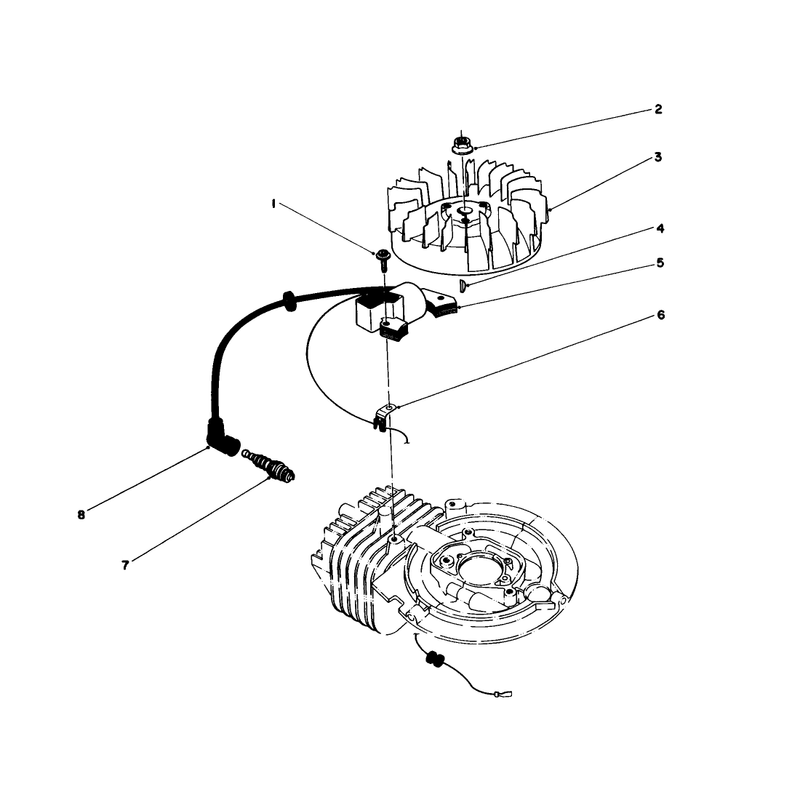 Flywheel and Magneto Assembly