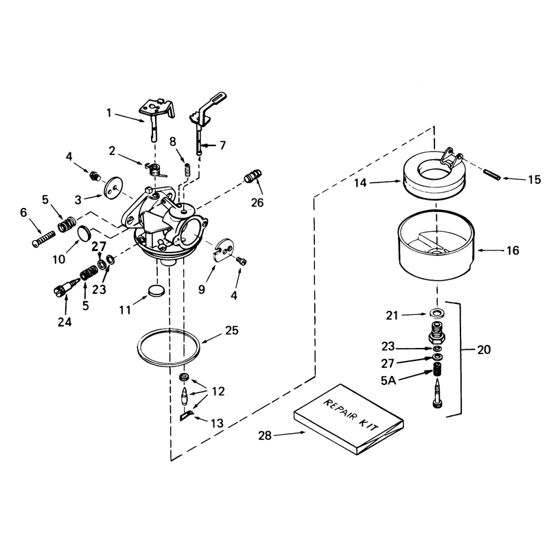 Carburetor No. 632037