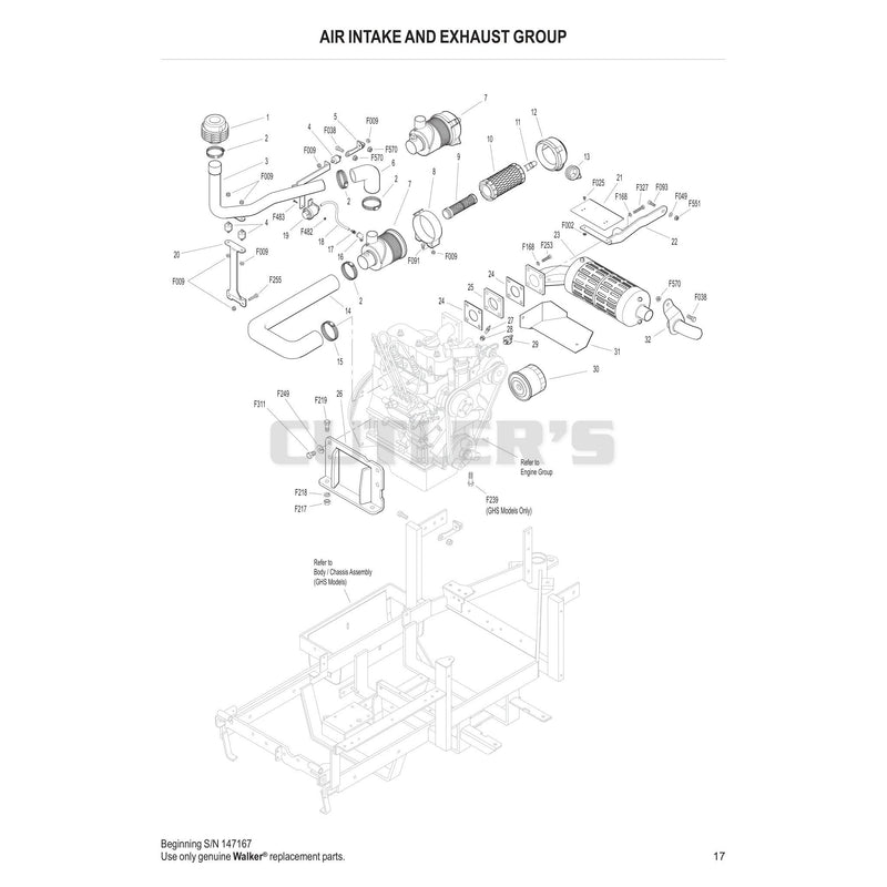 Air Intake and Exhaust Group
